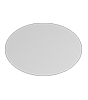 Hinterglasaufkleber 4/0 farbig bedruckt oval (oval konturgeschnitten)