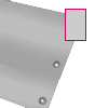 Hochwertige PVC-Plane DIN A0 (84,1 x 118,9 cm), 4/0-farbig bedruckt, Ösen im Abstand von 50 cm links und rechts