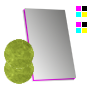 Multiloft-Visitenkarten hoch 55 x 85 mm beidseitig folienkaschiert mit Softfeel-Folie, 4/4 farbig (beidseitiger Druck)