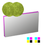 Multiloft-Visitenkarten quer 85 x 55 mm beidseitig folienkaschiert mit Softfeel-Folie, 4/4 farbig (beidseitiger Druck)
