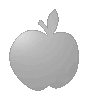 Saugnapfschild in Apfel-Form konturgefräst <br>einseitig 4/0-farbig bedruckt