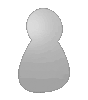 Saugnapfschild in Mensch-Form konturgefräst <br>einseitig 4/0-farbig bedruckt