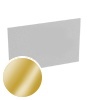 Visitenkarten quer 5/0 farbig 85 x 55 mm <br>einseitig bedruckt (CMYK 4-farbig + 1 Gold-Sonderfarbe)
